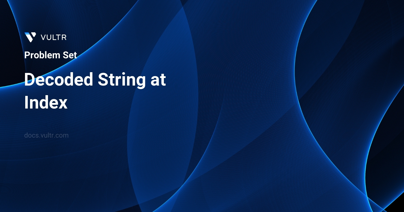 Decoded String at Index header image