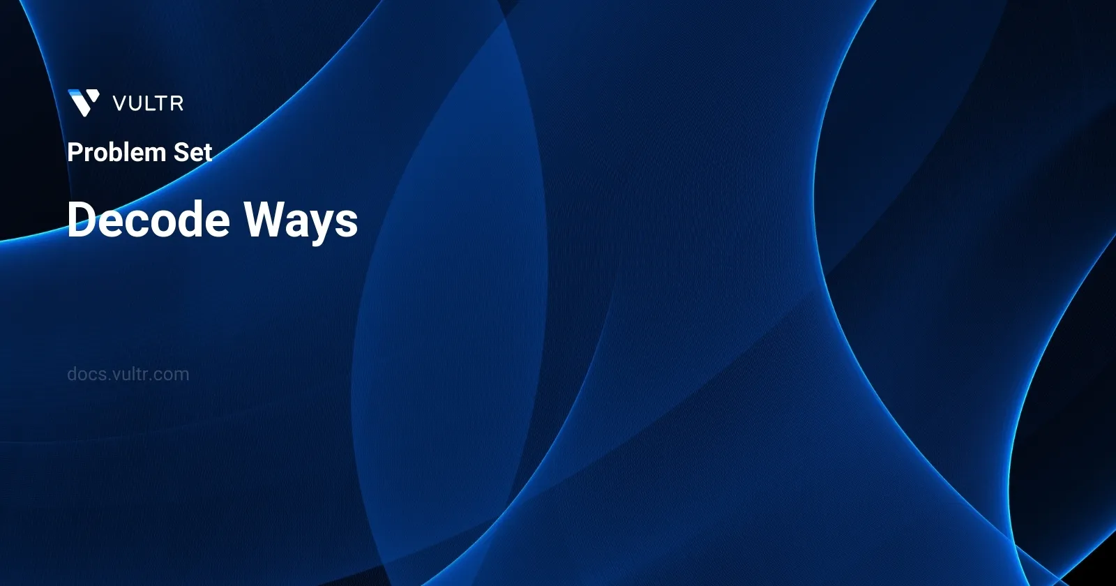 Decode Ways header image
