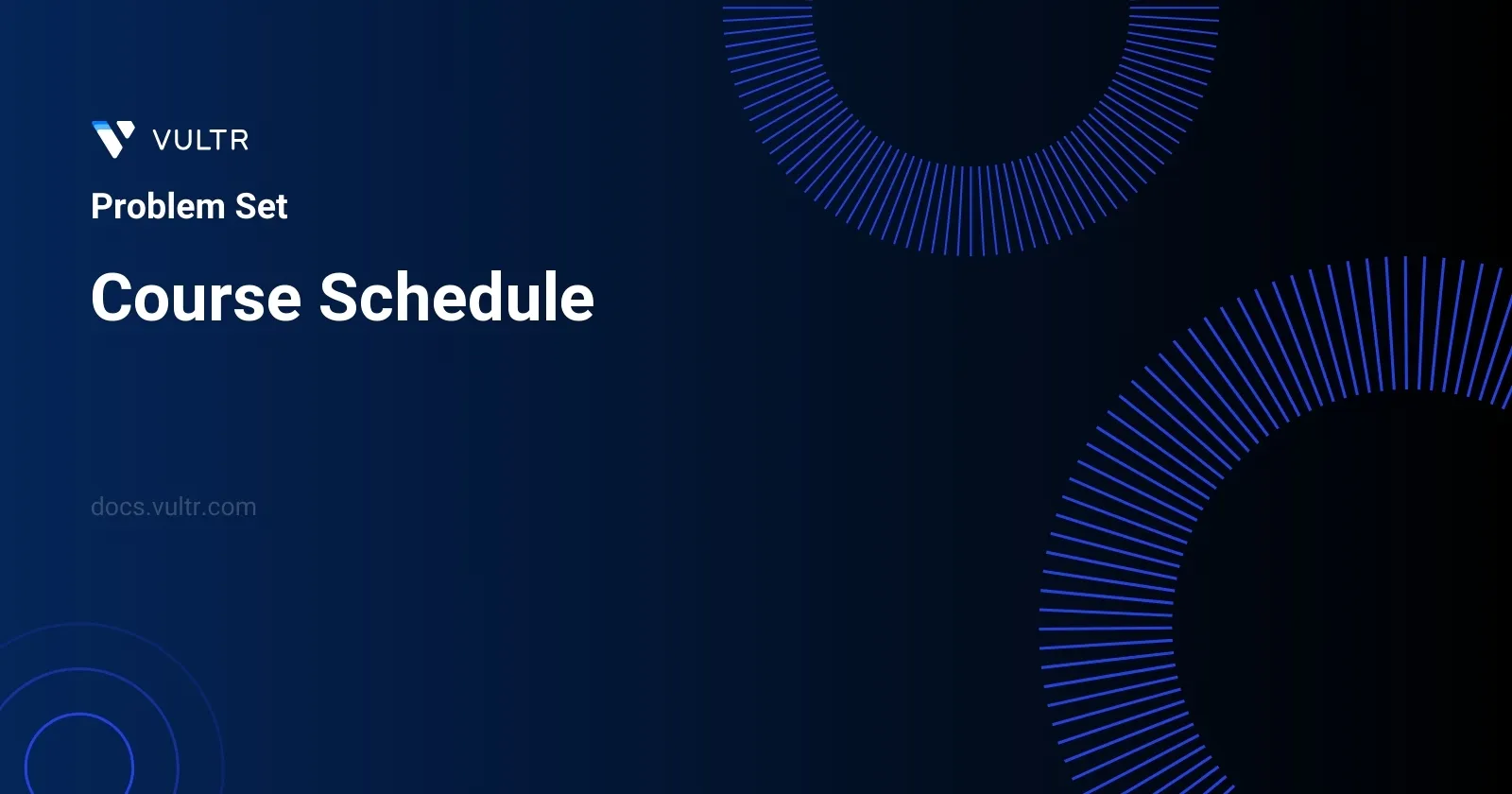Course Schedule header image