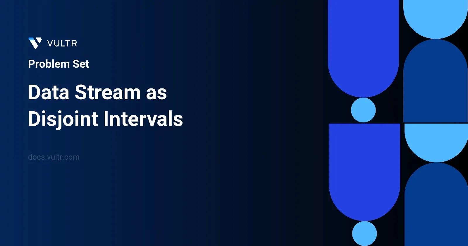 Data Stream as Disjoint Intervals header image
