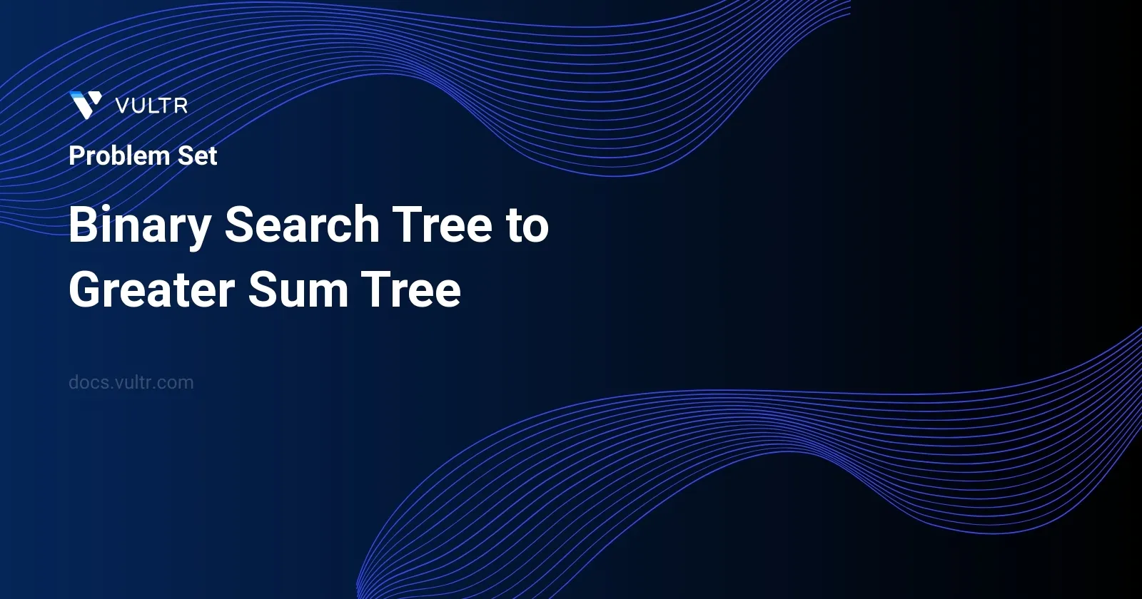 Binary Search Tree to Greater Sum Tree header image