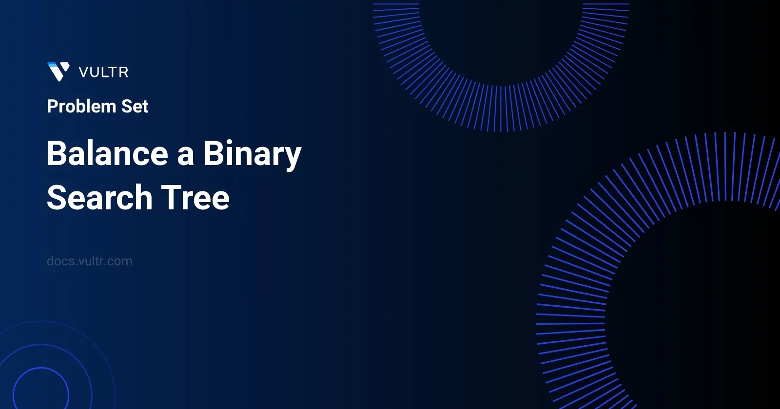 Balance a Binary Search Tree header image