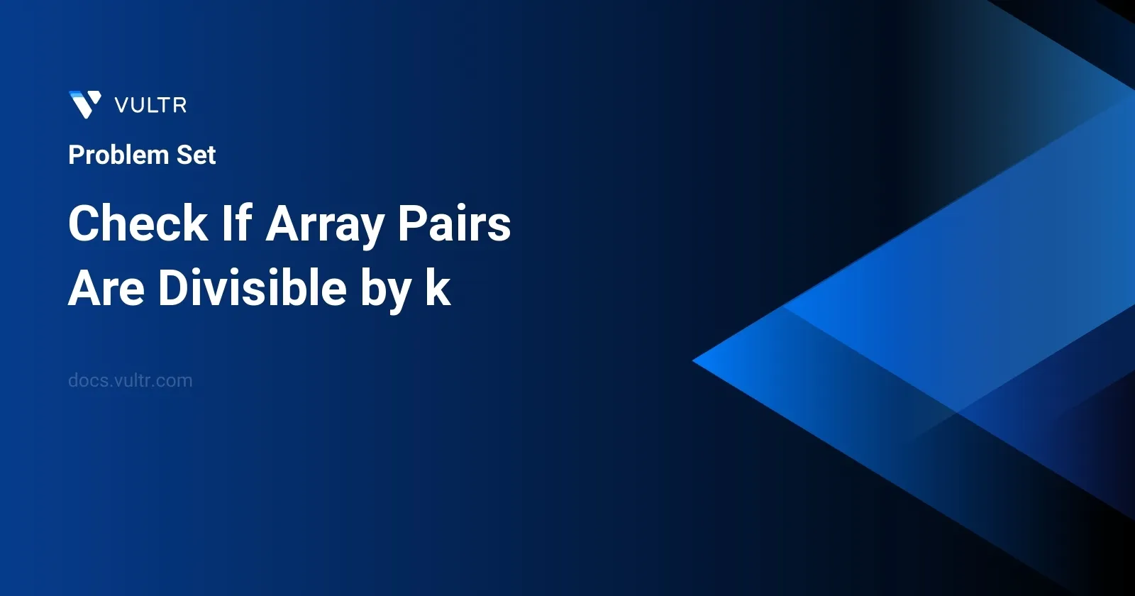 Check If Array Pairs Are Divisible by k header image