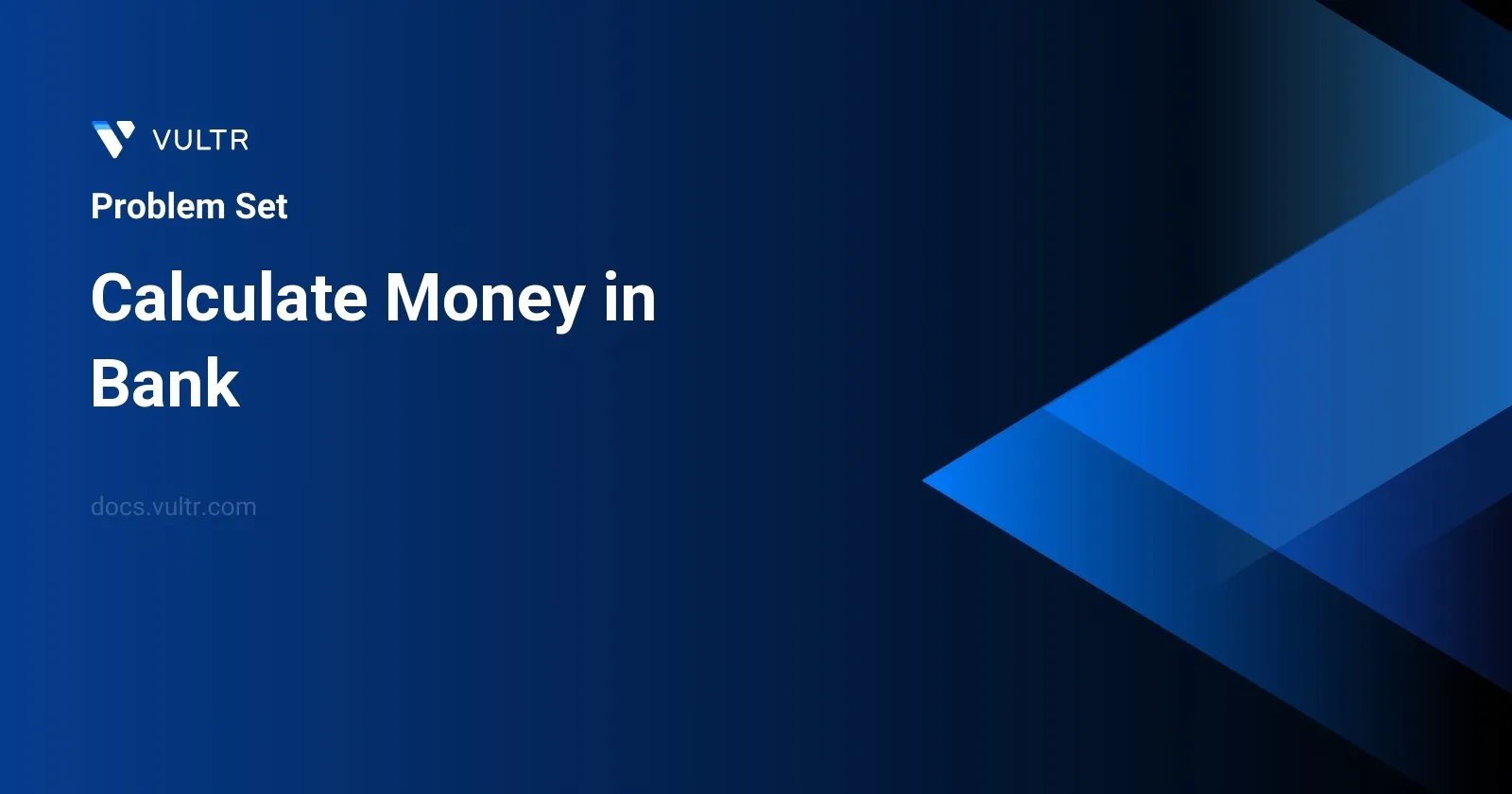 Calculate Money in Bank header image