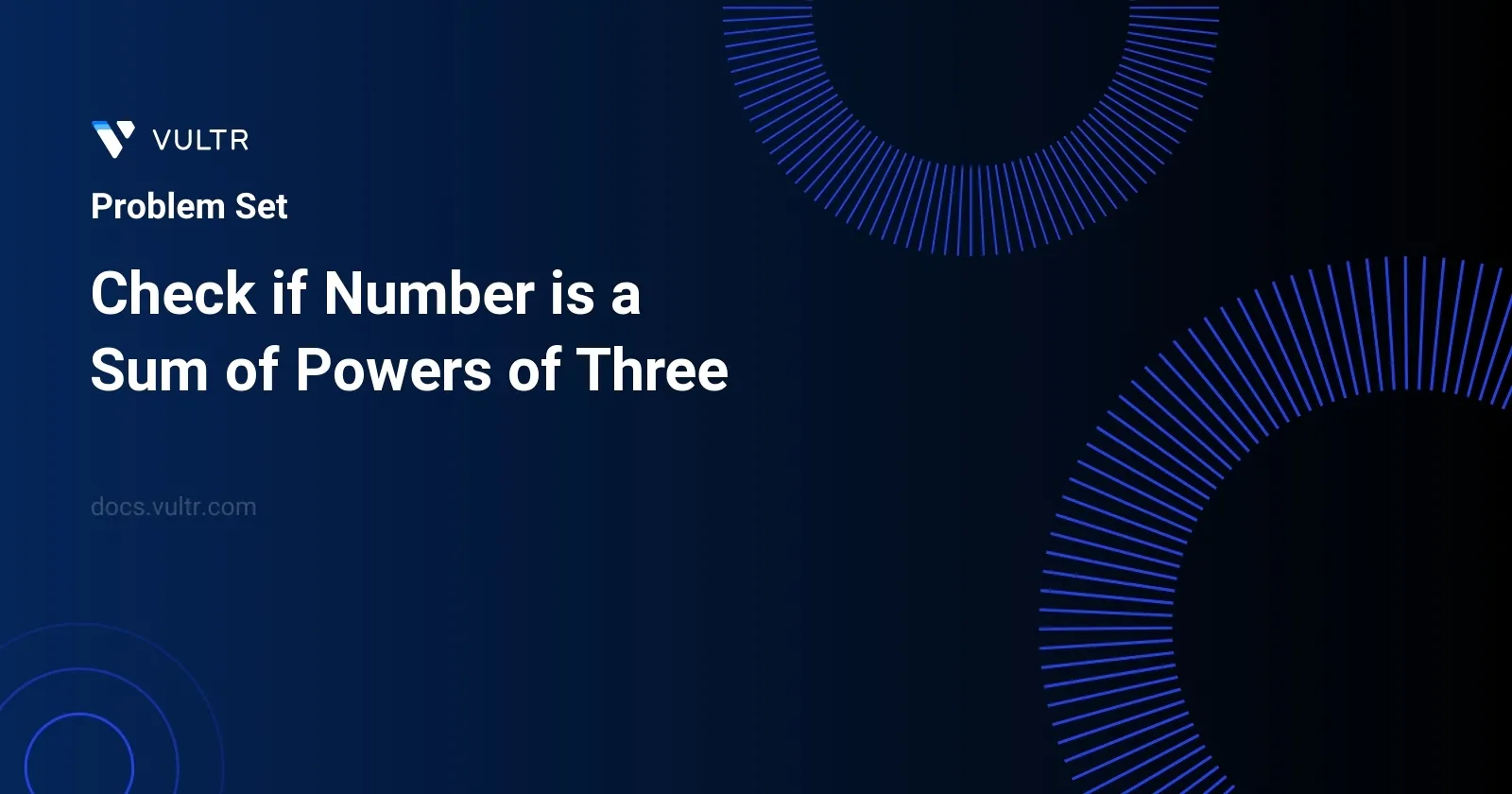Check if Number is a Sum of Powers of Three header image