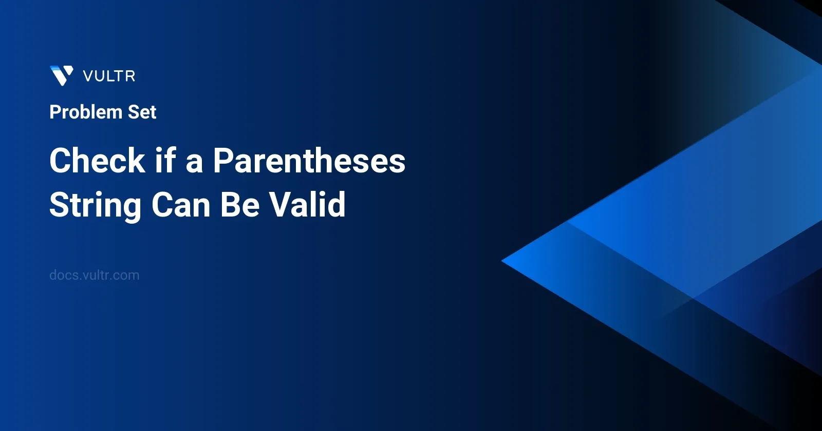 Check if a Parentheses String Can Be Valid header image