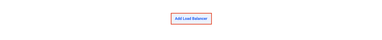 Button to create a Load Balancer