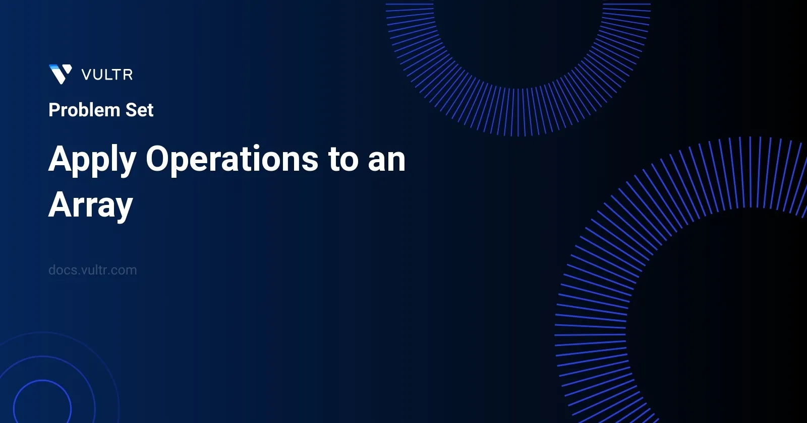Apply Operations to an Array header image