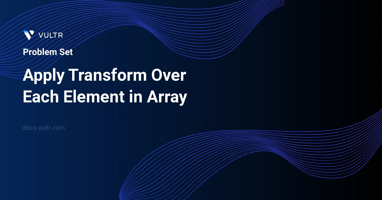 Apply Transform Over Each Element in Array header image