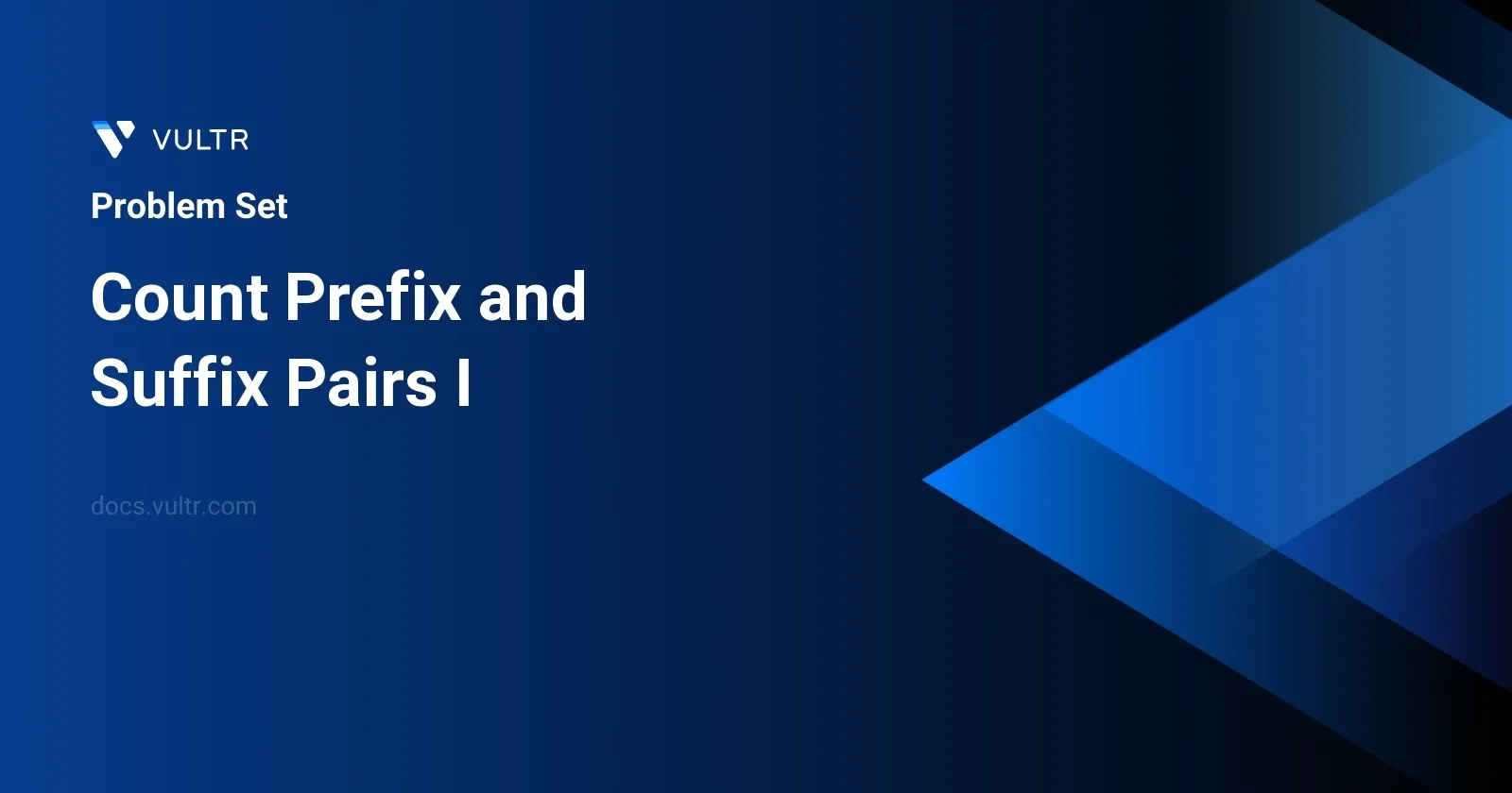 Count Prefix and Suffix Pairs I header image