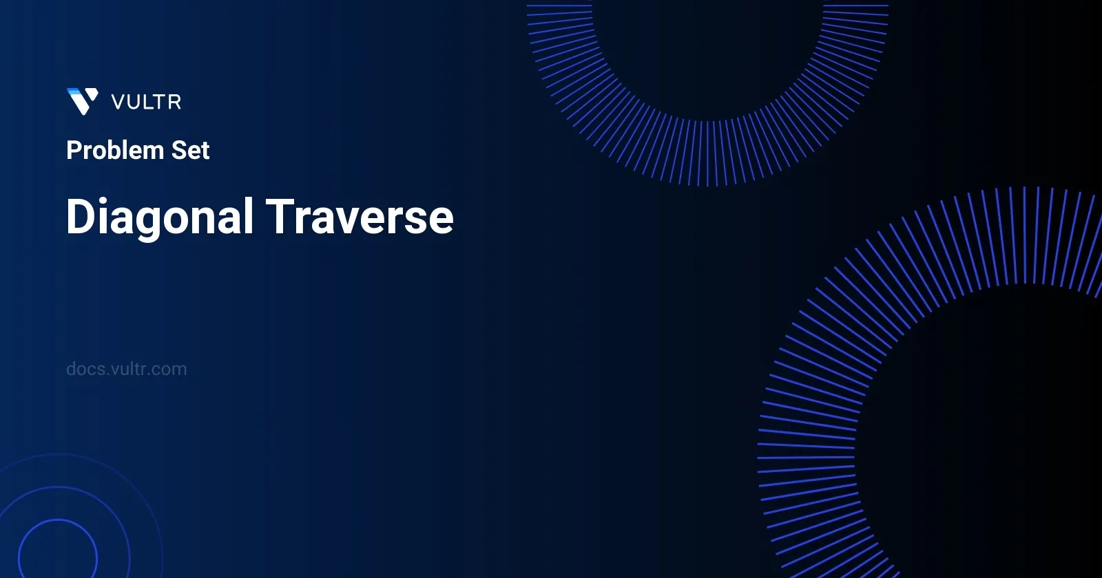 Diagonal Traverse header image