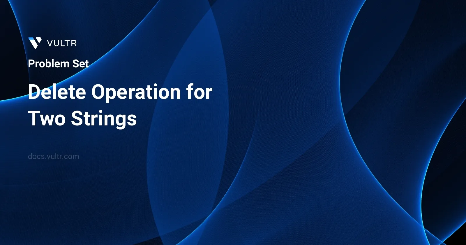 Delete Operation for Two Strings header image