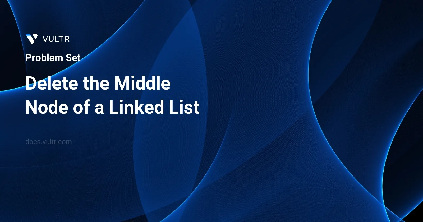Delete the Middle Node of a Linked List header image
