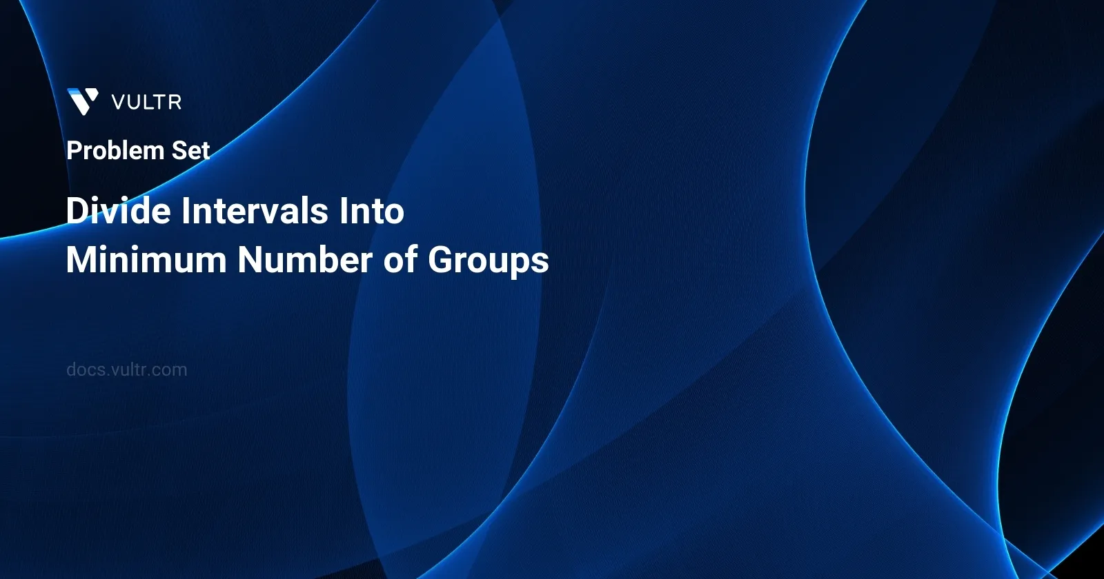 Divide Intervals Into Minimum Number of Groups header image