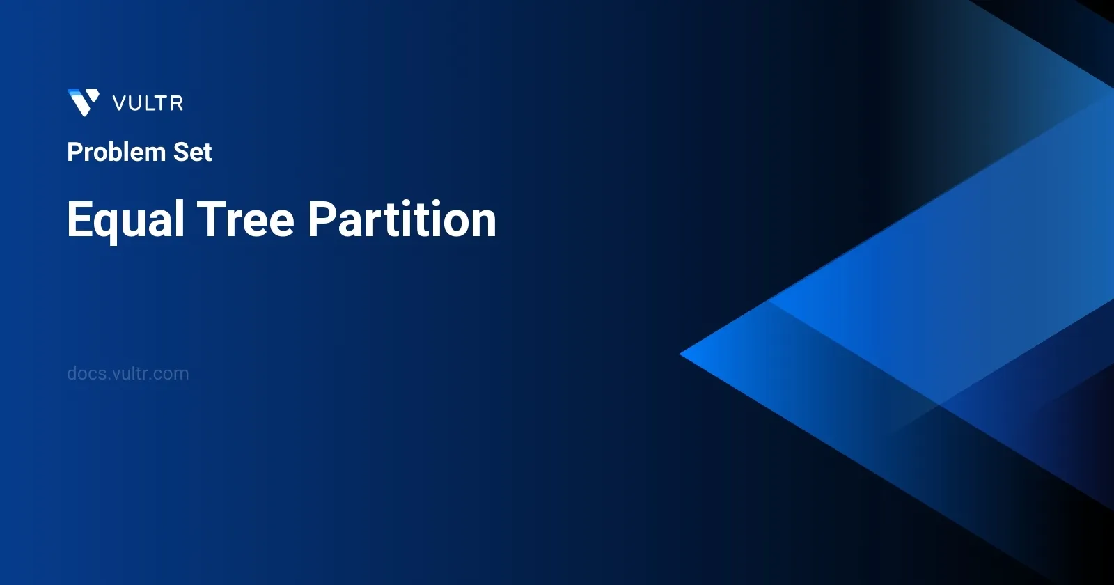 Equal Tree Partition header image