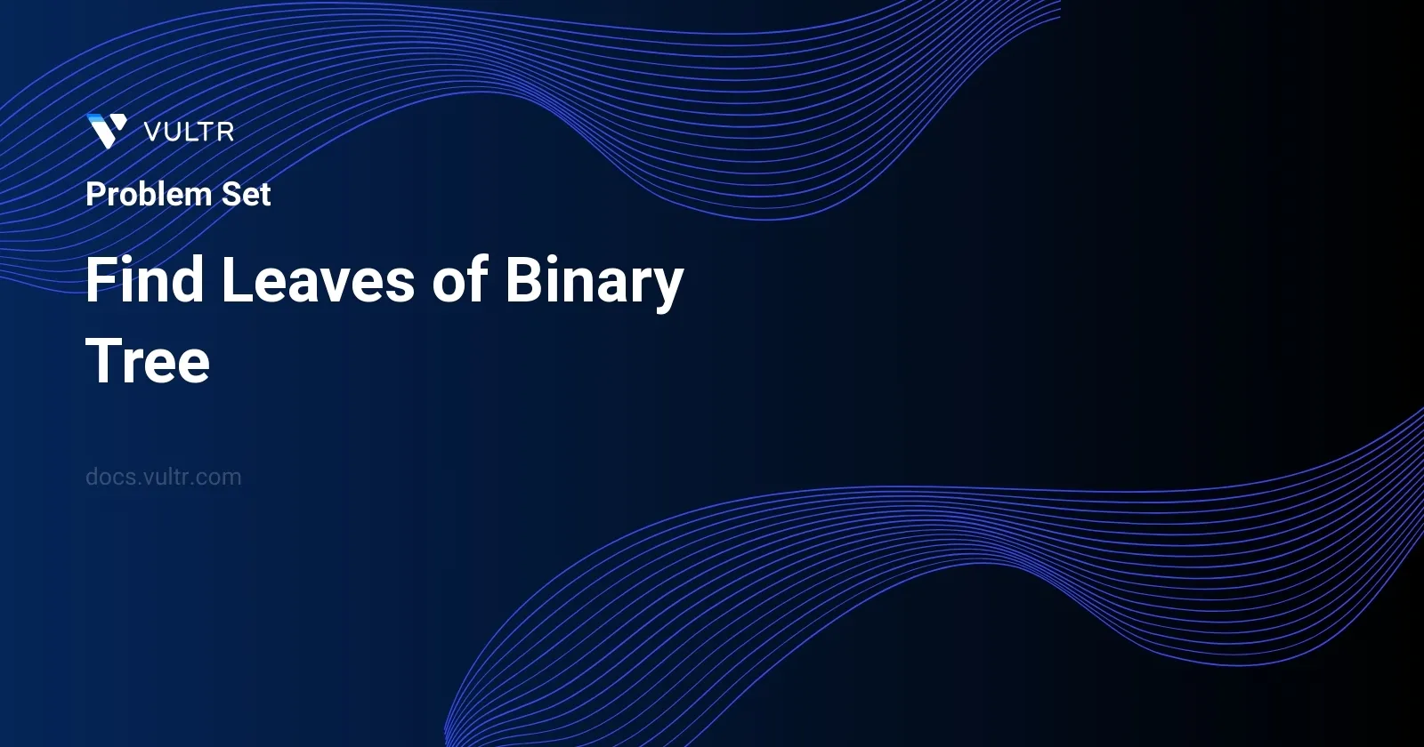 Find Leaves of Binary Tree header image