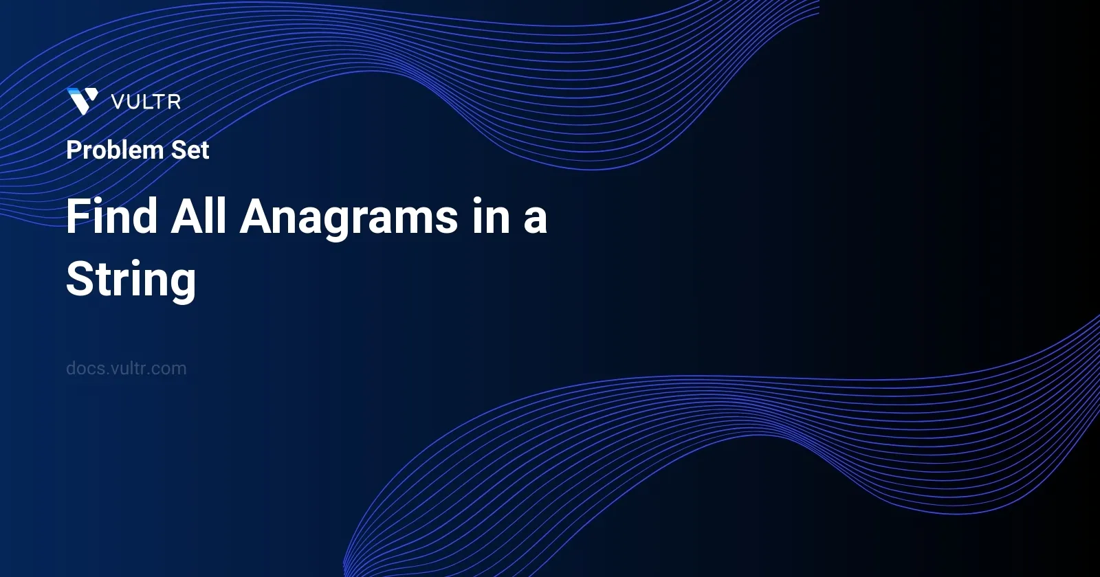 Find All Anagrams in a String header image