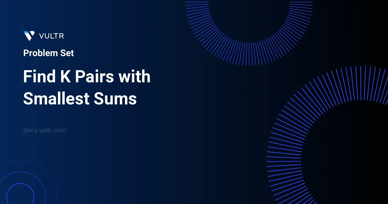 Find K Pairs with Smallest Sums header image