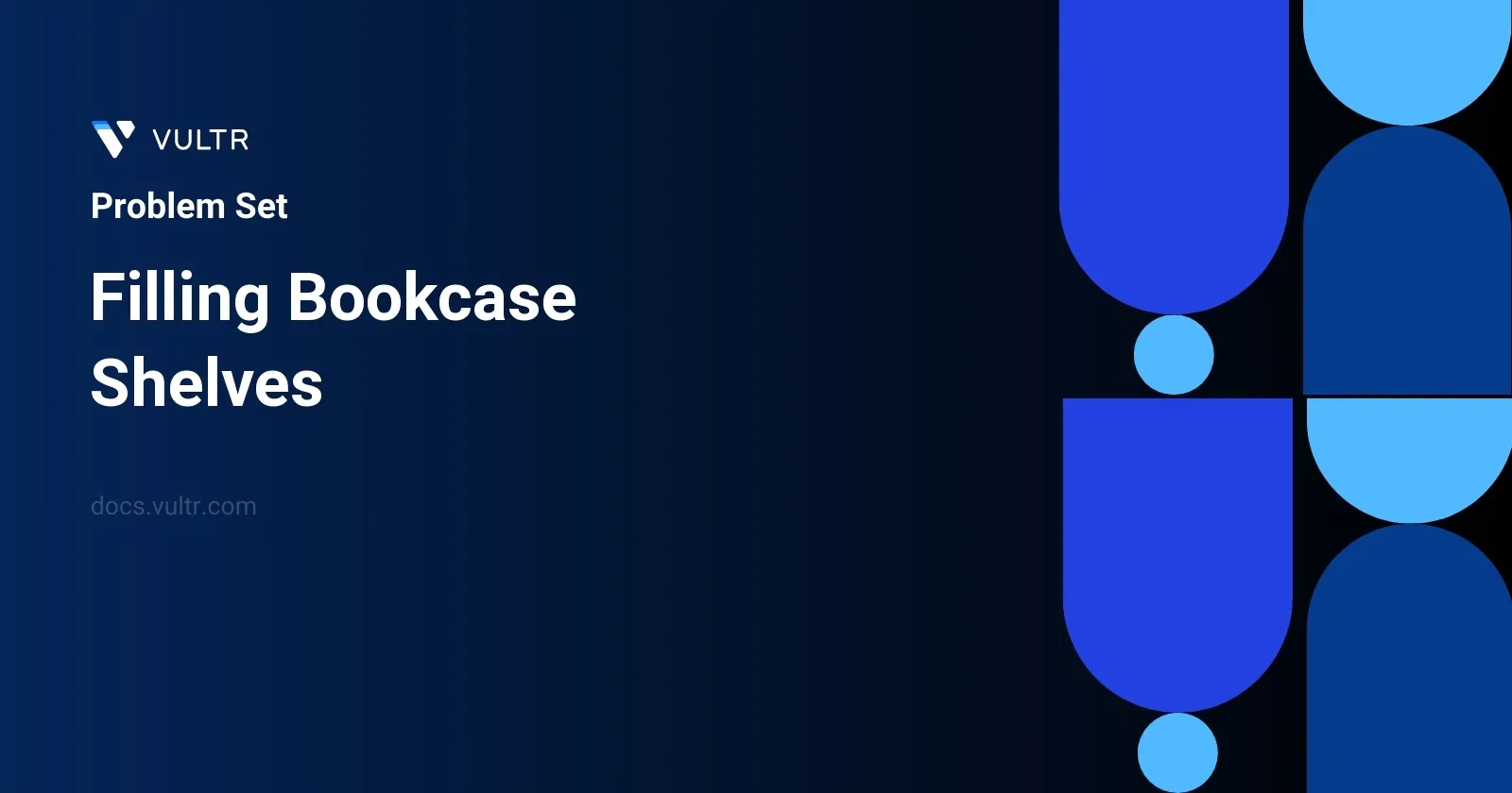 Filling Bookcase Shelves header image