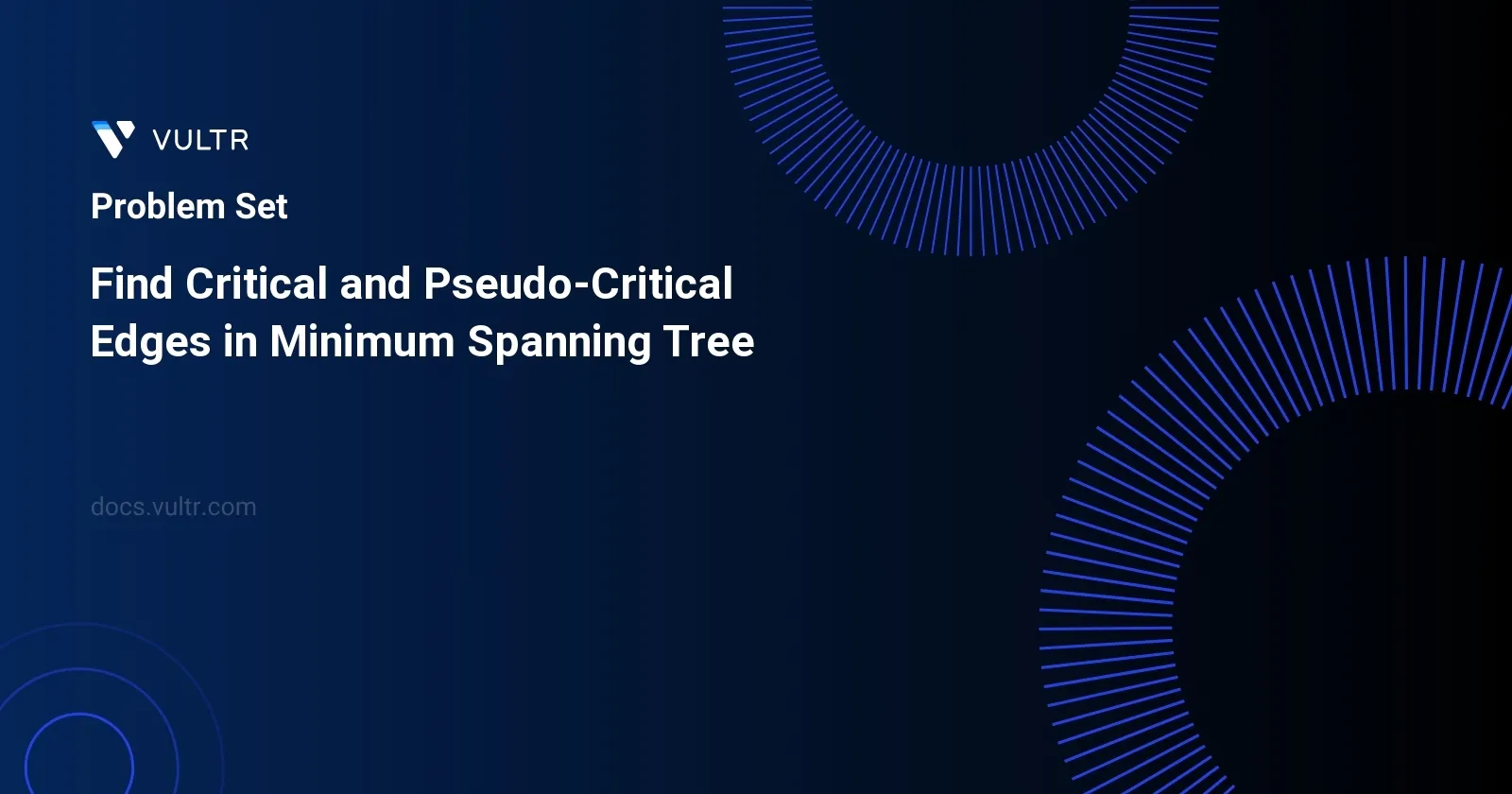 Find Critical and Pseudo-Critical Edges in Minimum Spanning Tree header image