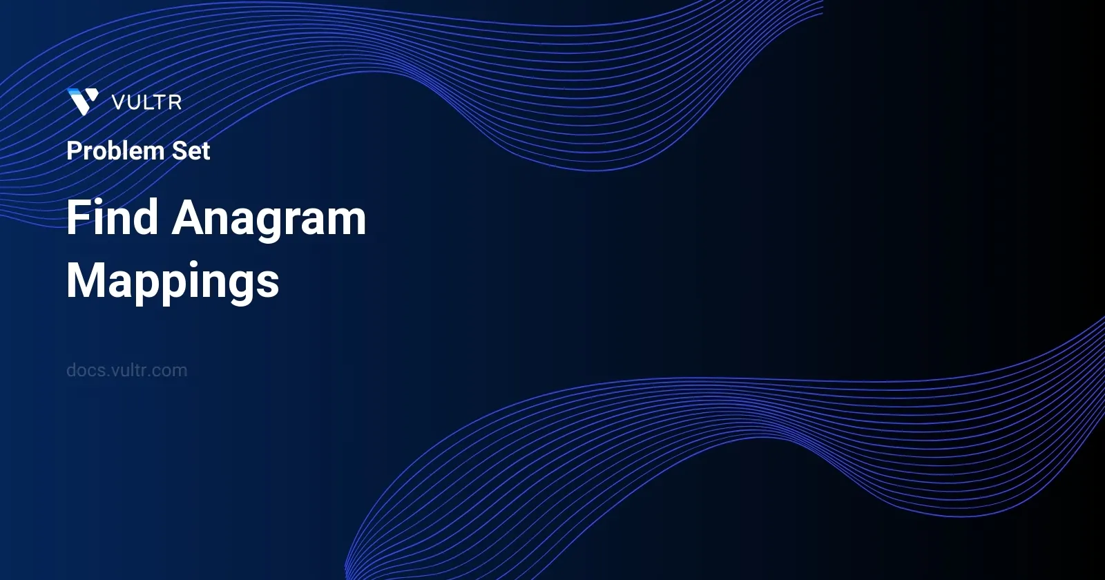 Find Anagram Mappings header image