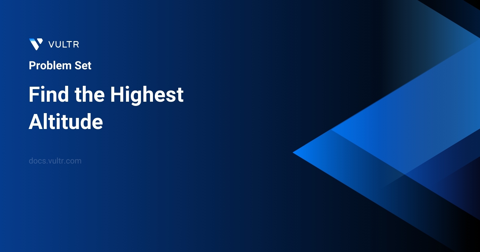Find the Highest Altitude header image