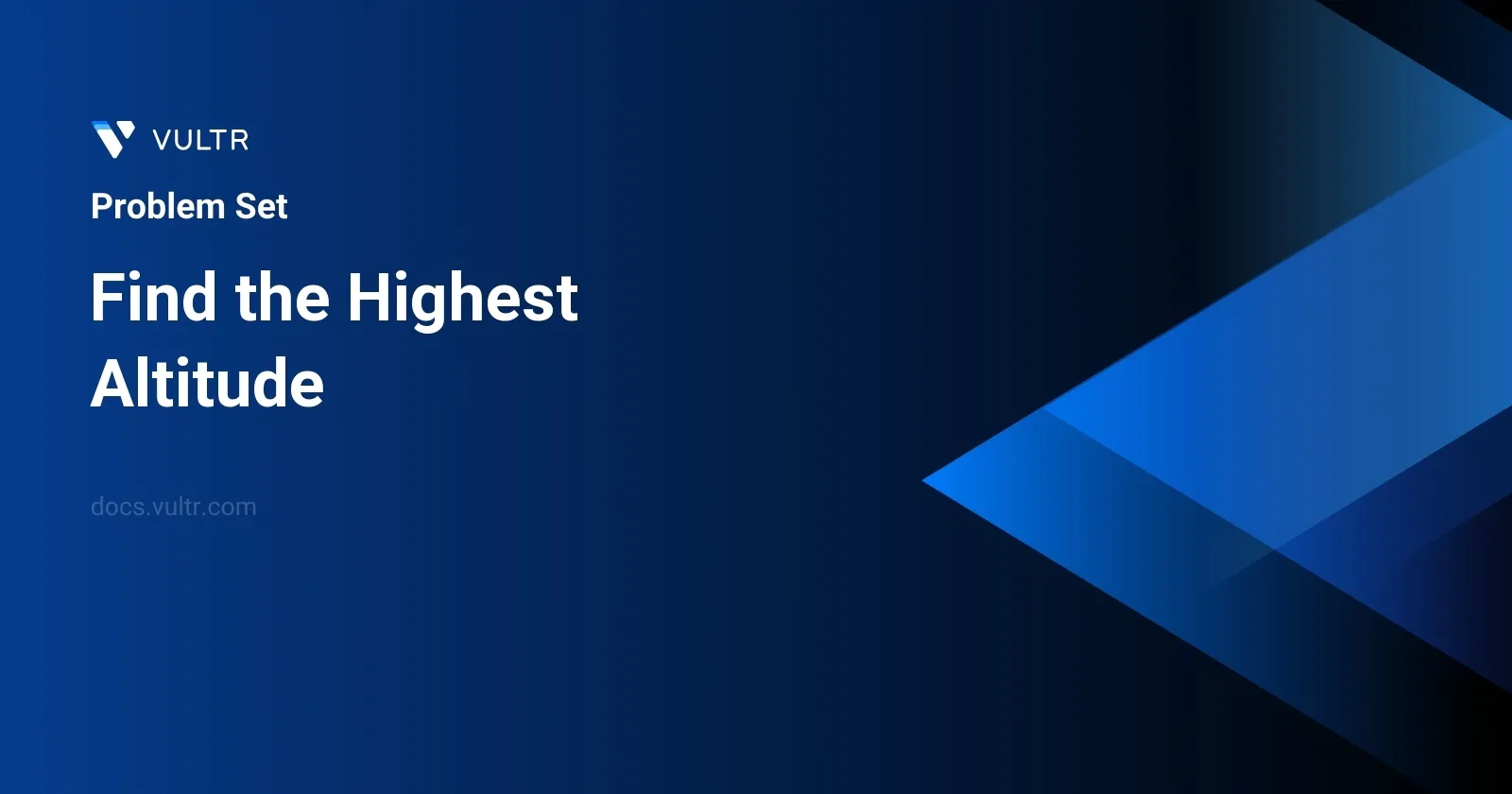 Find the Highest Altitude header image