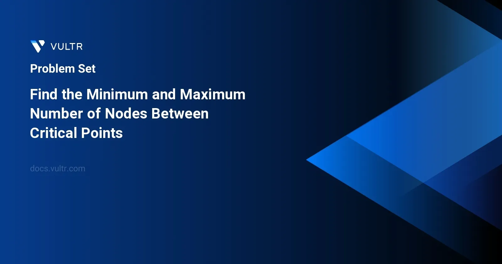Find the Minimum and Maximum Number of Nodes Between Critical Points header image
