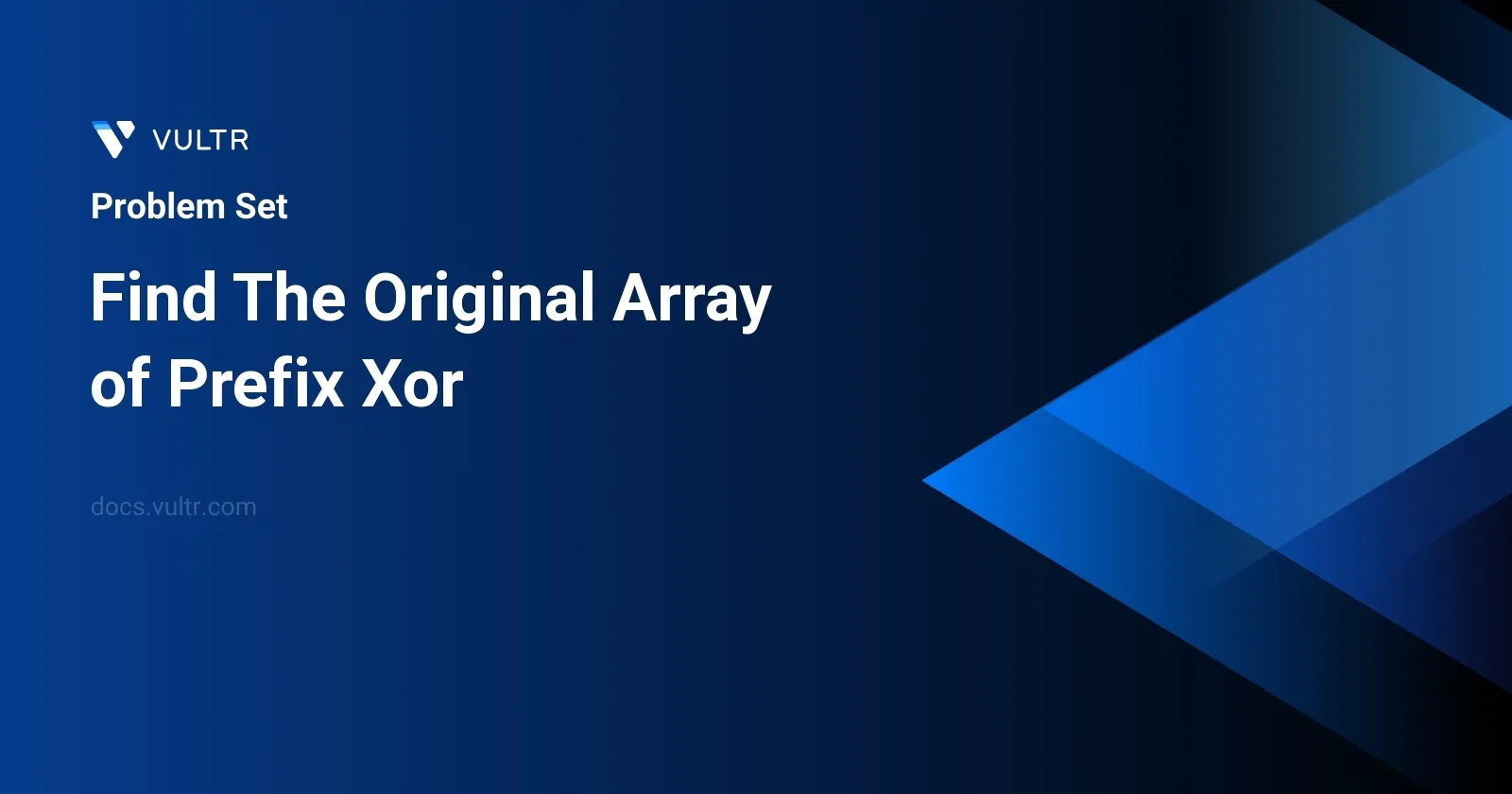 Find The Original Array of Prefix Xor header image