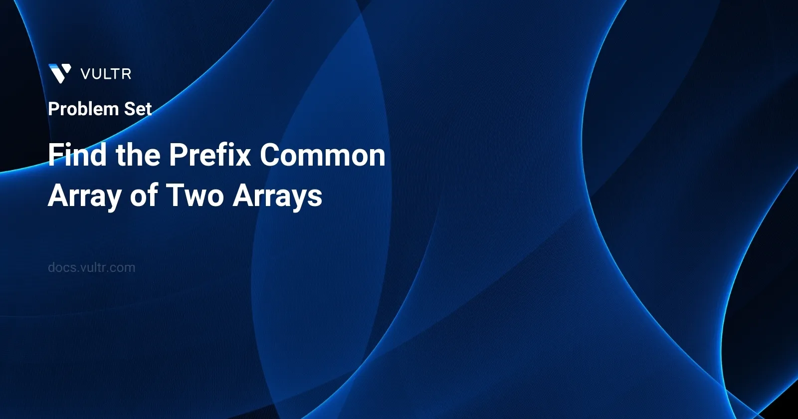 Find the Prefix Common Array of Two Arrays header image