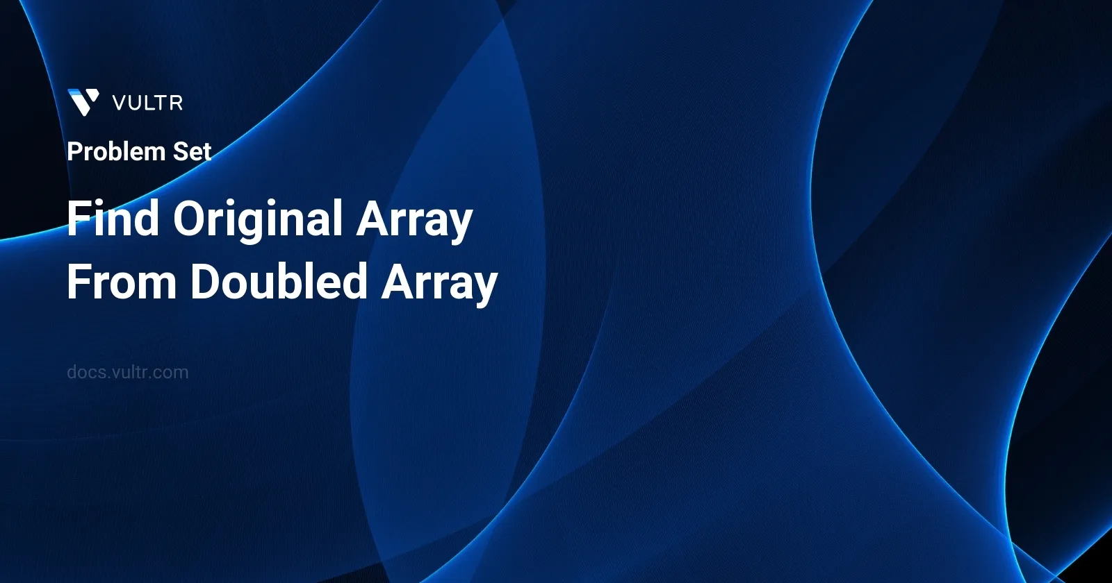 Find Original Array From Doubled Array header image