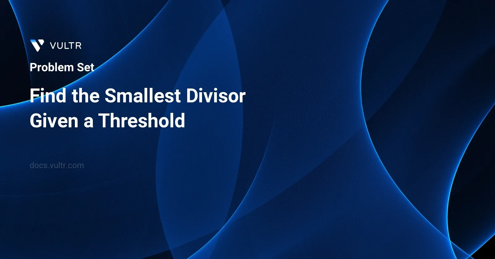 Find the Smallest Divisor Given a Threshold header image