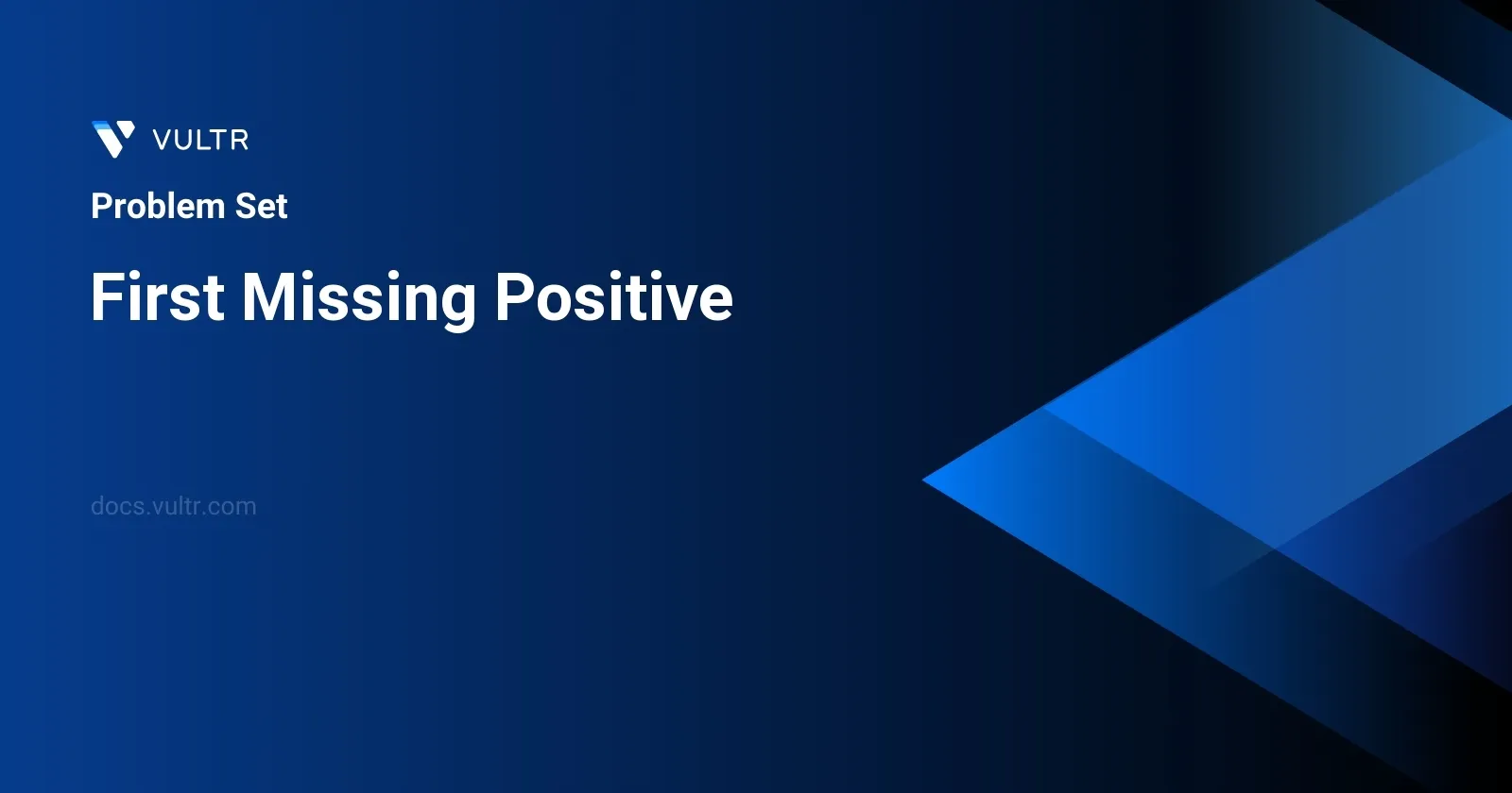 First Missing Positive header image