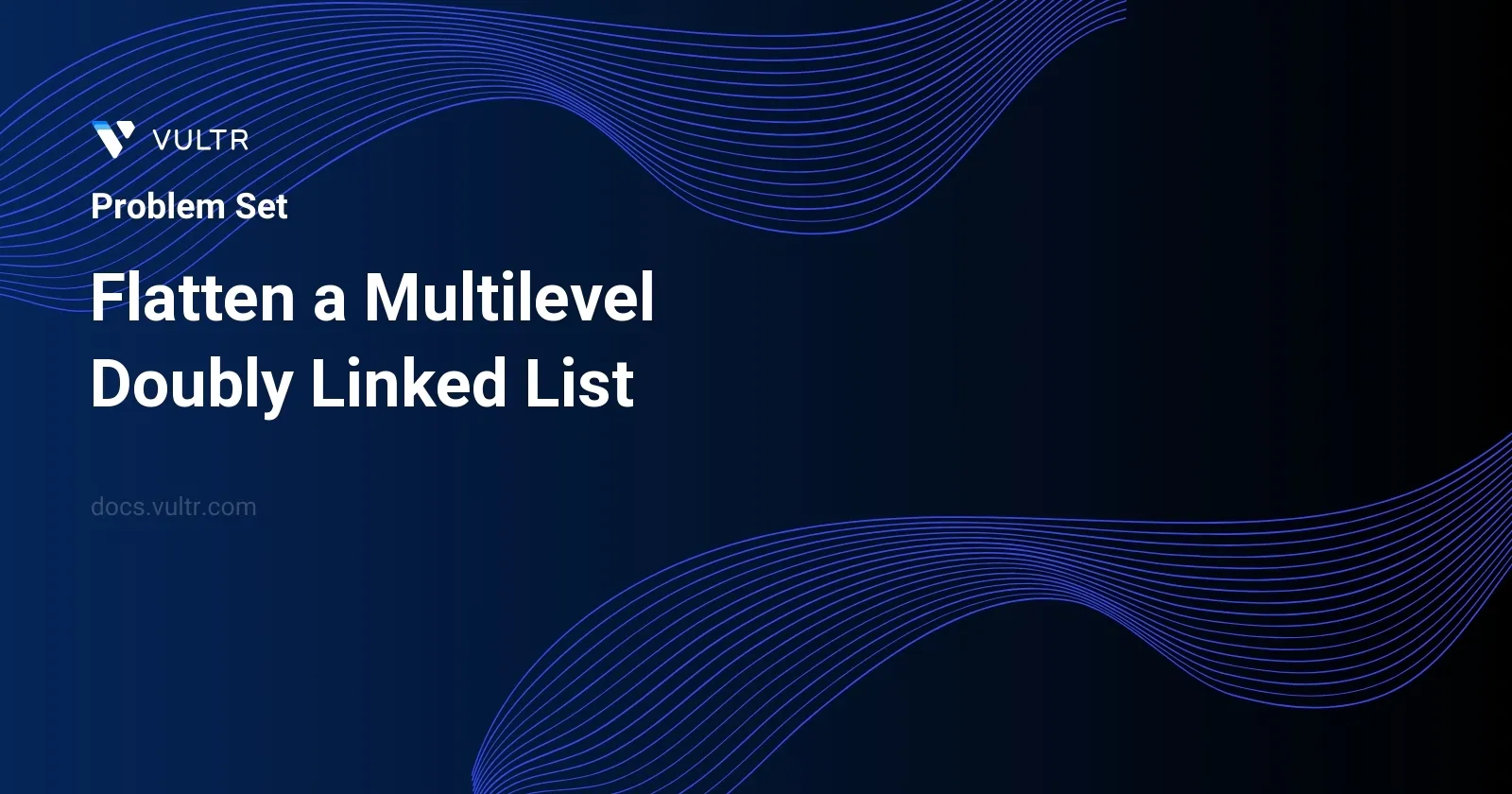 Flatten a Multilevel Doubly Linked List header image