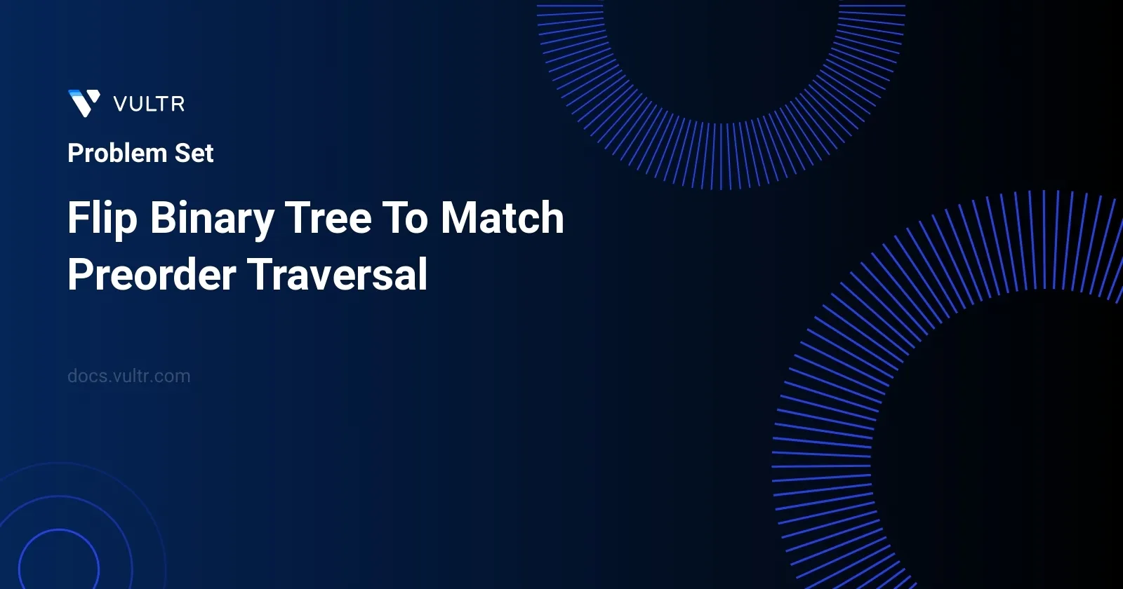 Flip Binary Tree To Match Preorder Traversal header image