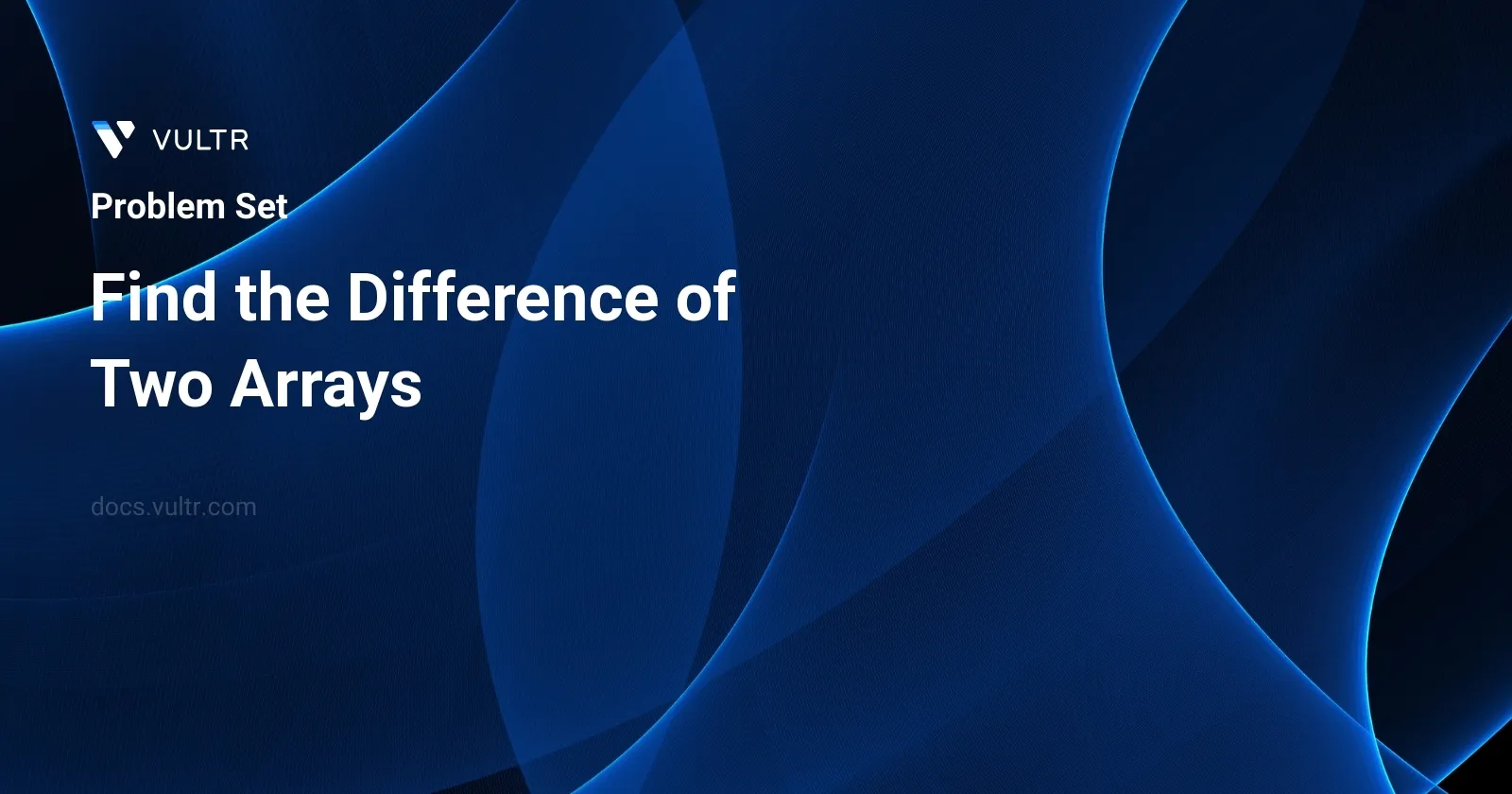 Find the Difference of Two Arrays header image