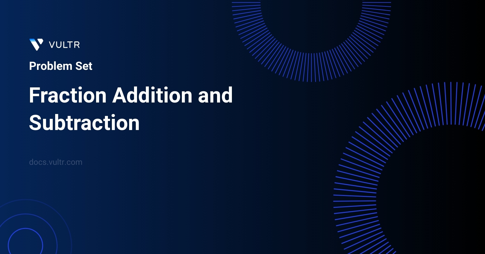 Fraction Addition and Subtraction header image