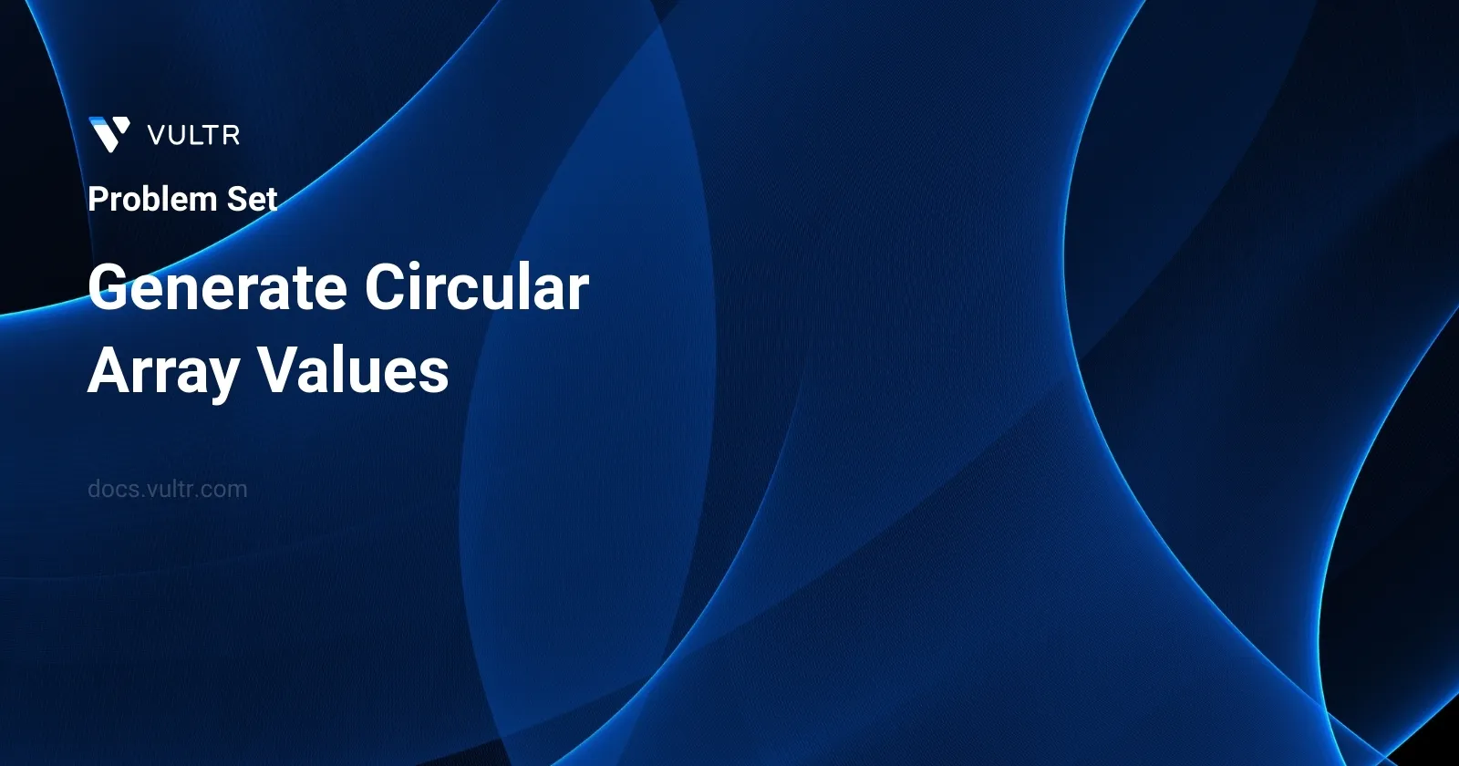 Generate Circular Array Values header image