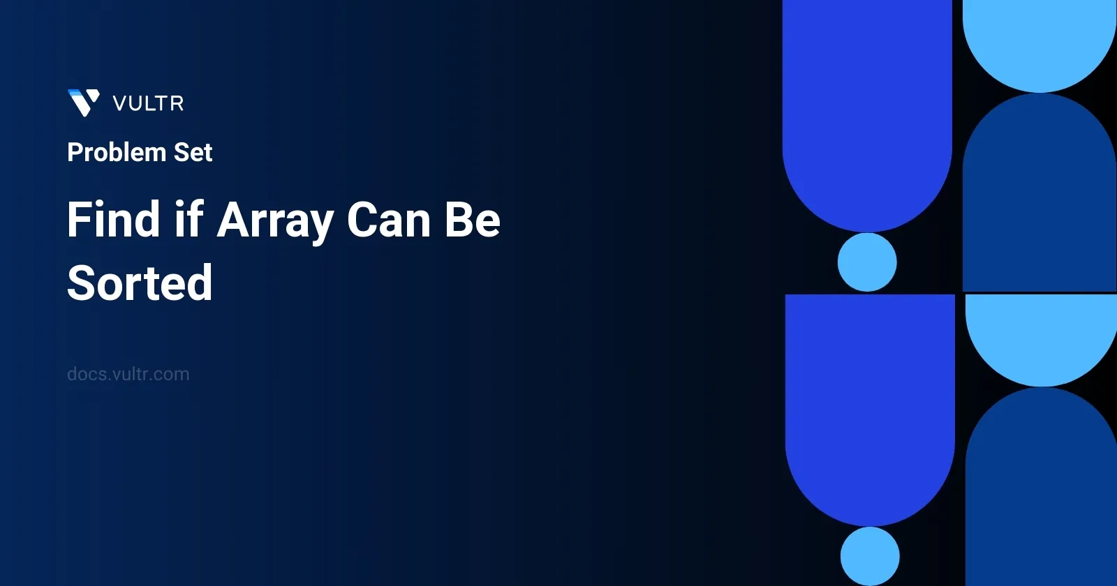 Find if Array Can Be Sorted header image