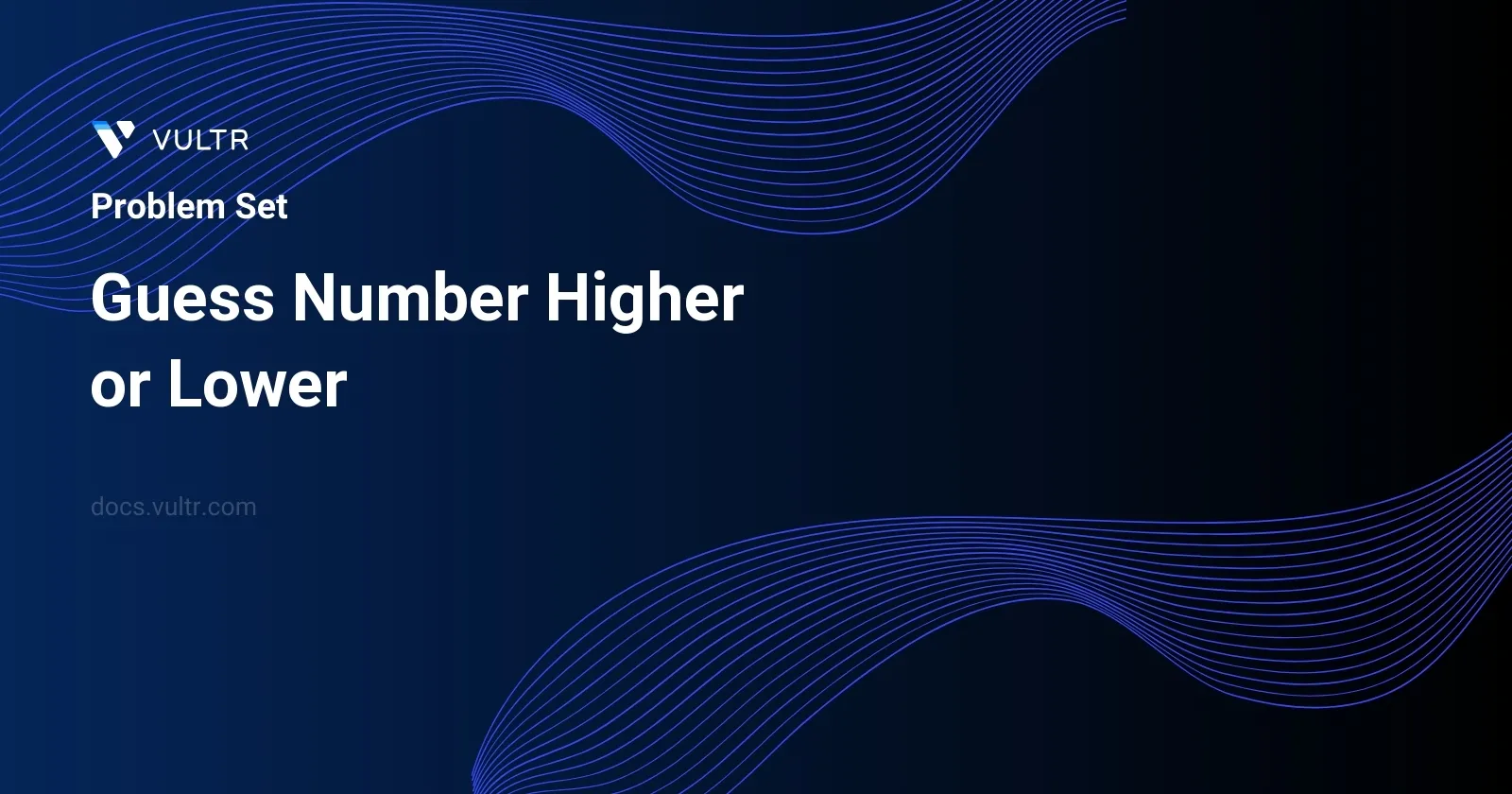 Guess Number Higher or Lower header image