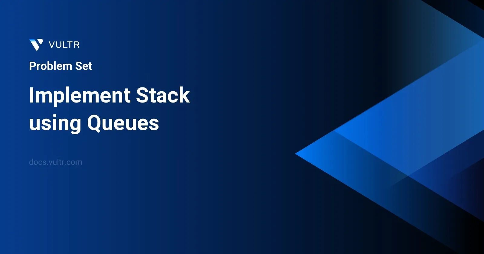 Implement Stack using Queues header image