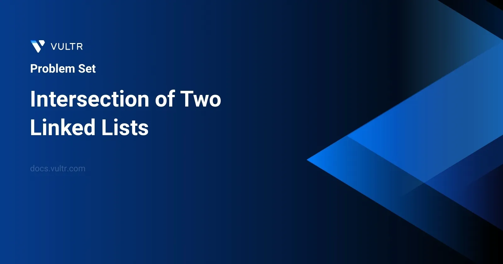 Intersection of Two Linked Lists header image