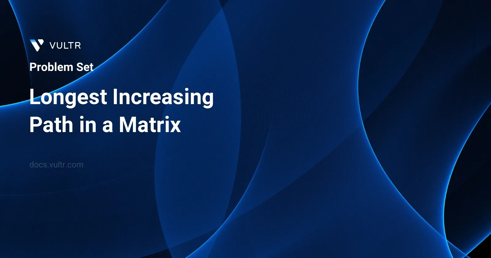 Longest Increasing Path in a Matrix header image