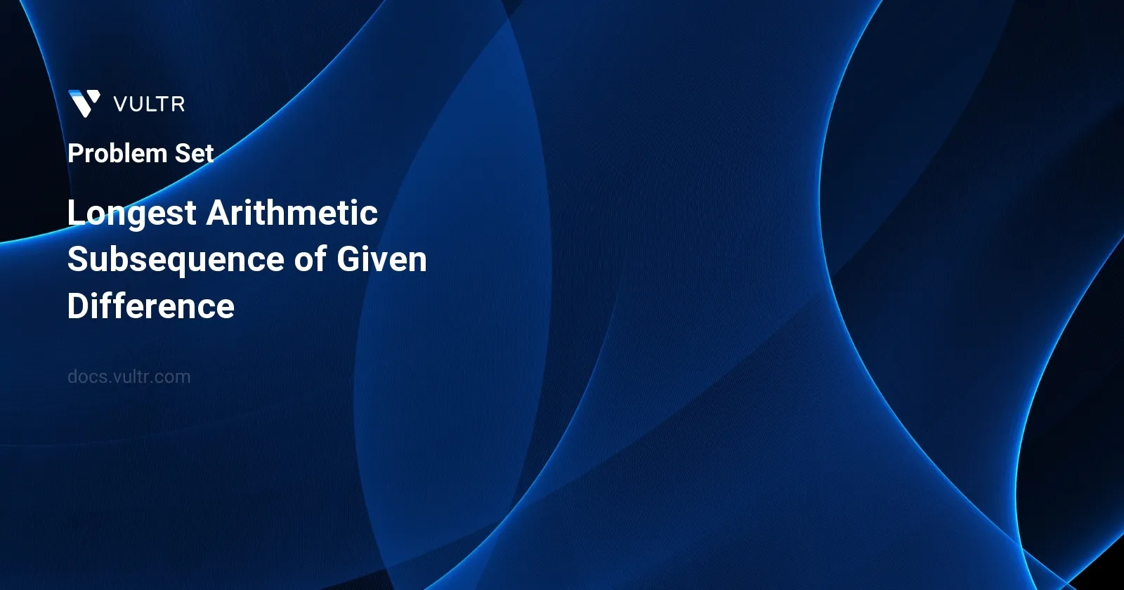 Longest Arithmetic Subsequence of Given Difference header image