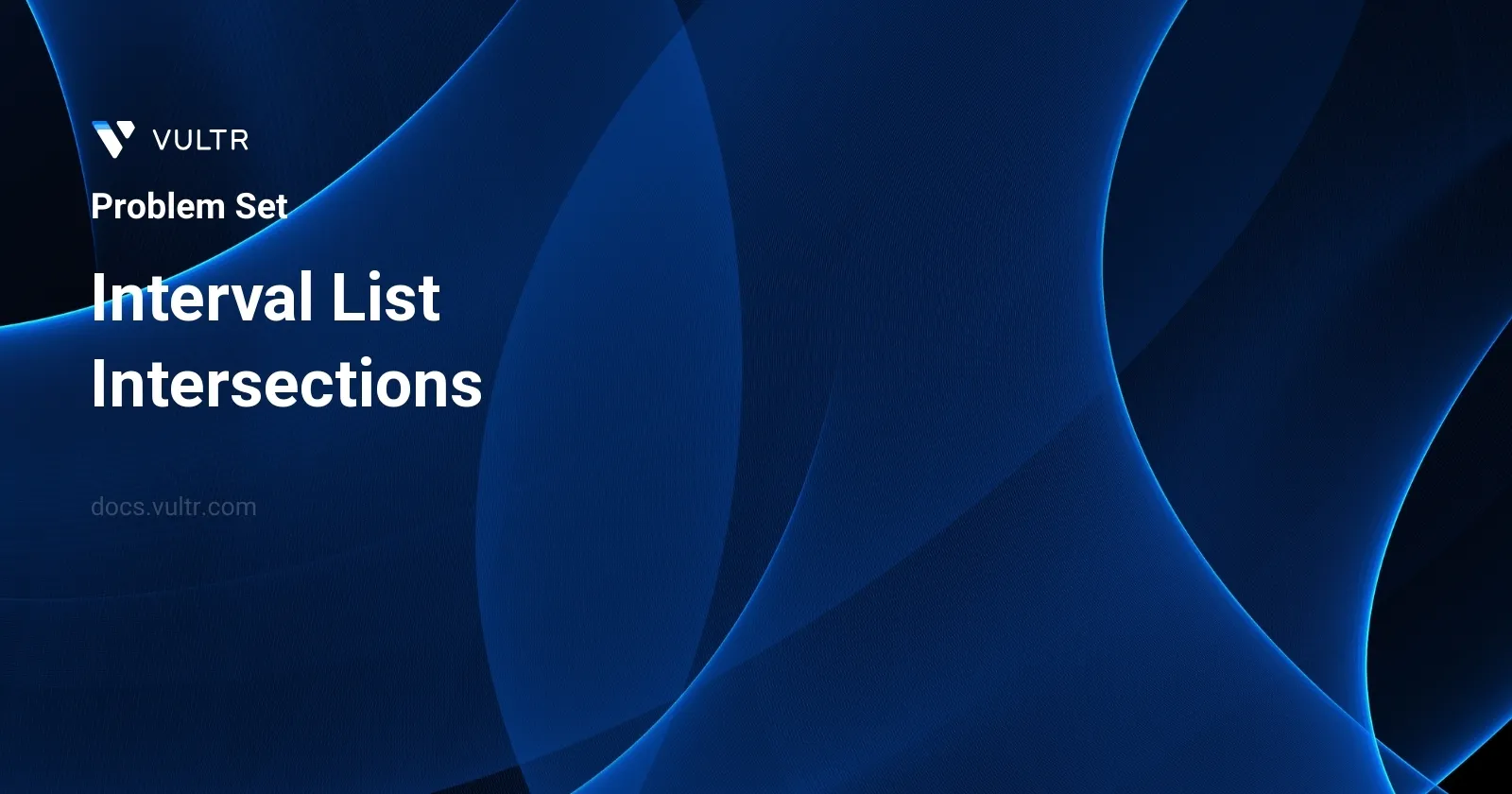 Interval List Intersections header image