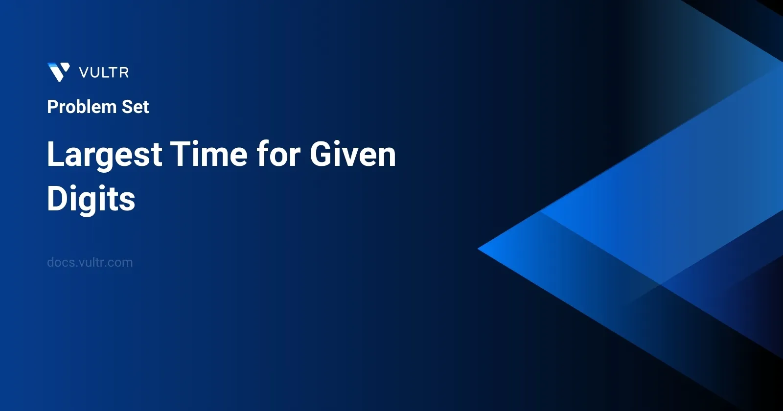 Largest Time for Given Digits header image