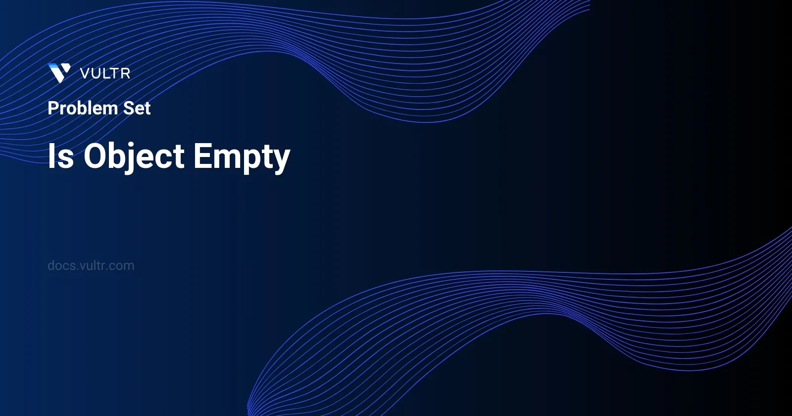 Is Object Empty header image