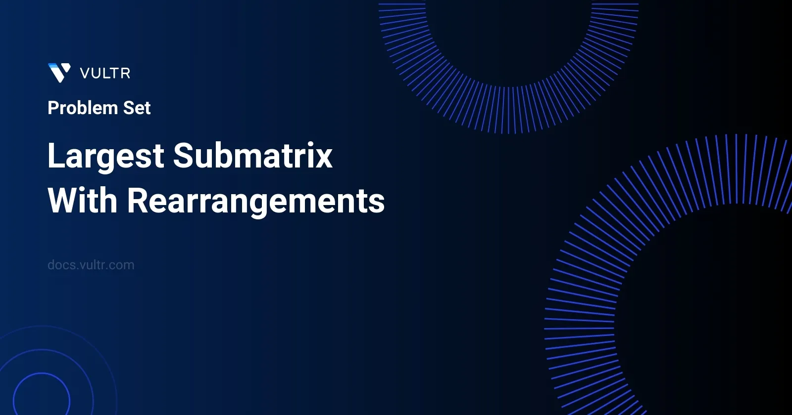 Largest Submatrix With Rearrangements header image