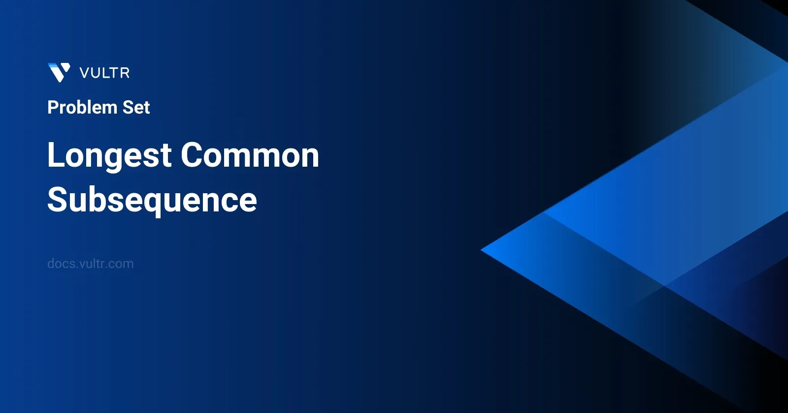Longest Common Subsequence header image