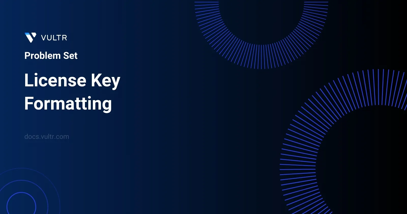 License Key Formatting header image